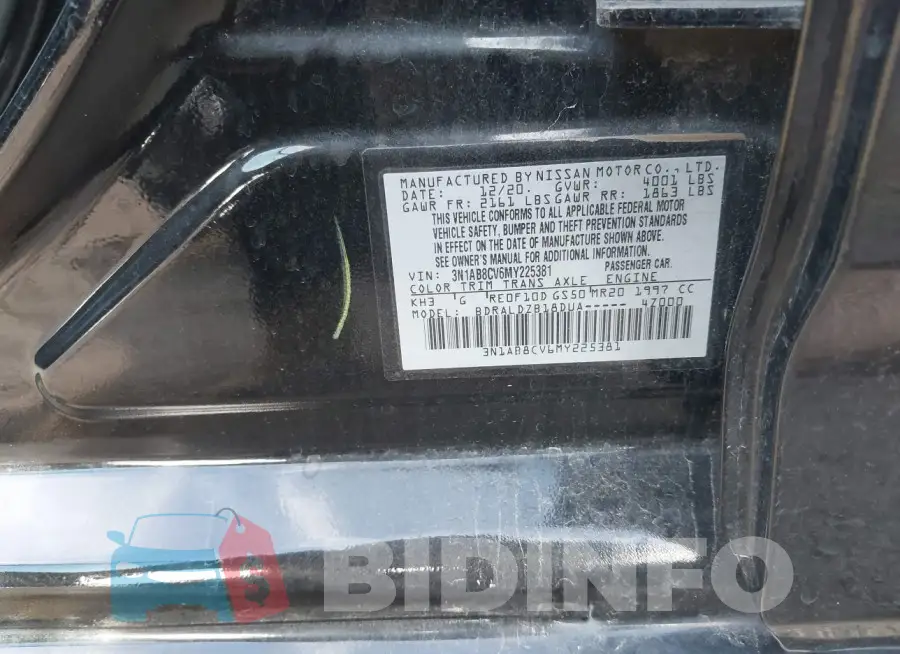 3N1AB8CV6MY225381 Photo# 9