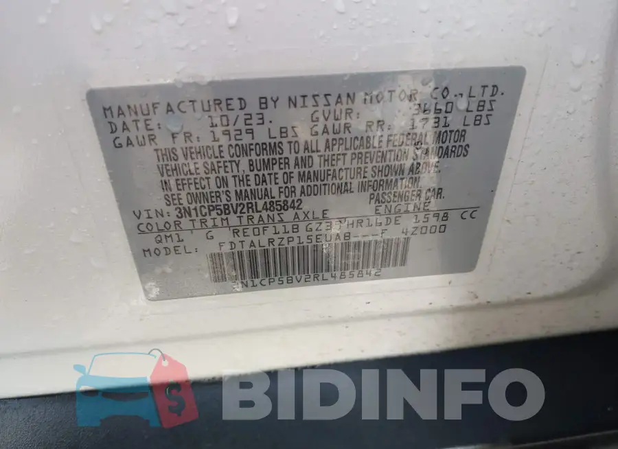 3N1CP5BV2RL485842 Photo# 9