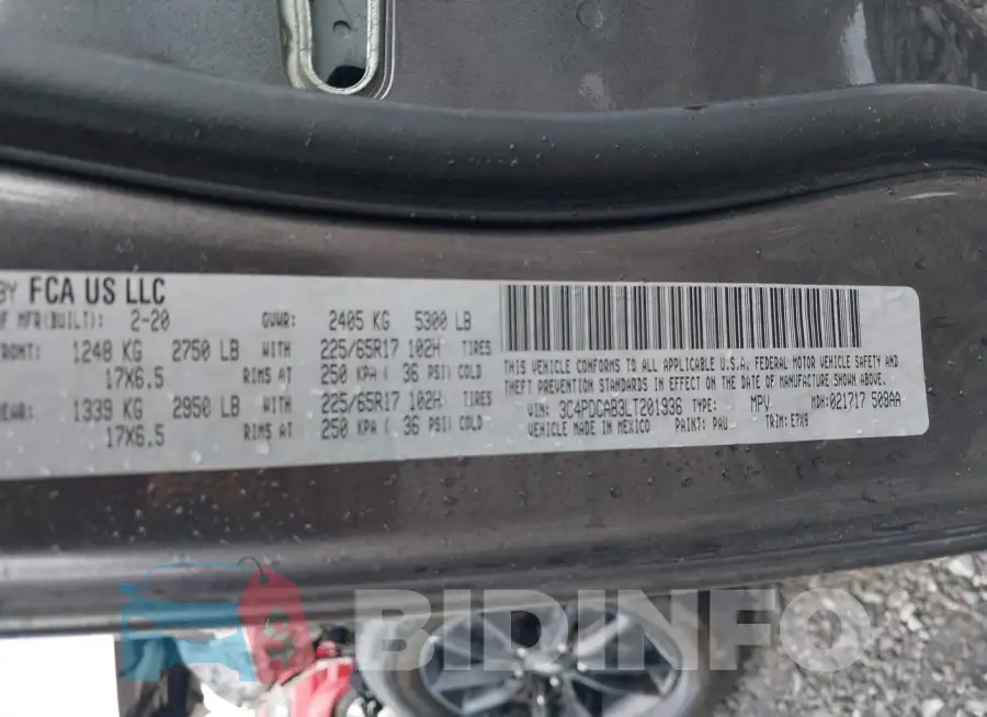 3C4PDCAB3LT201936 Photo# 9