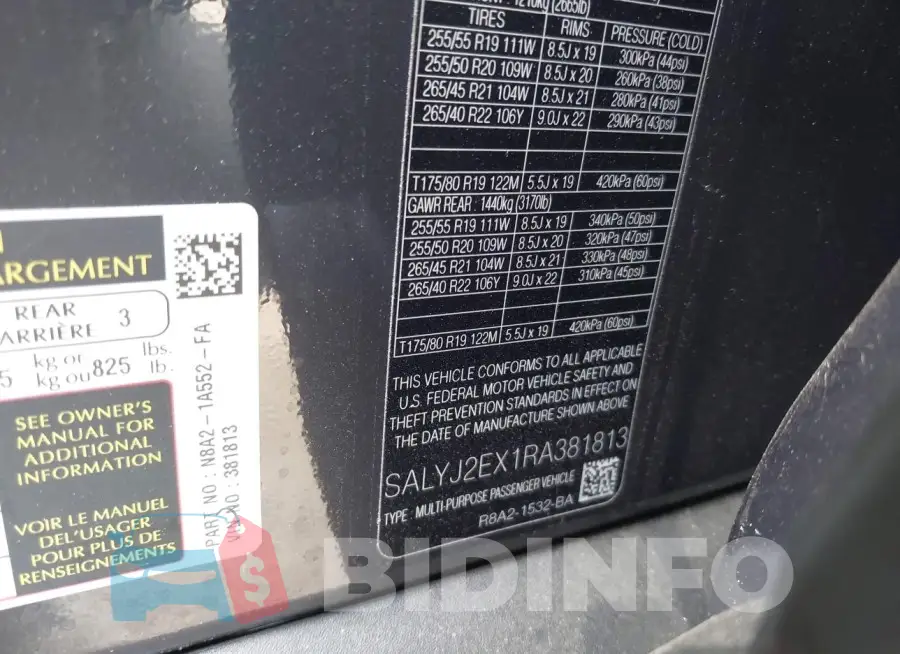 SALYJ2EX1RA381813 Photo# 9
