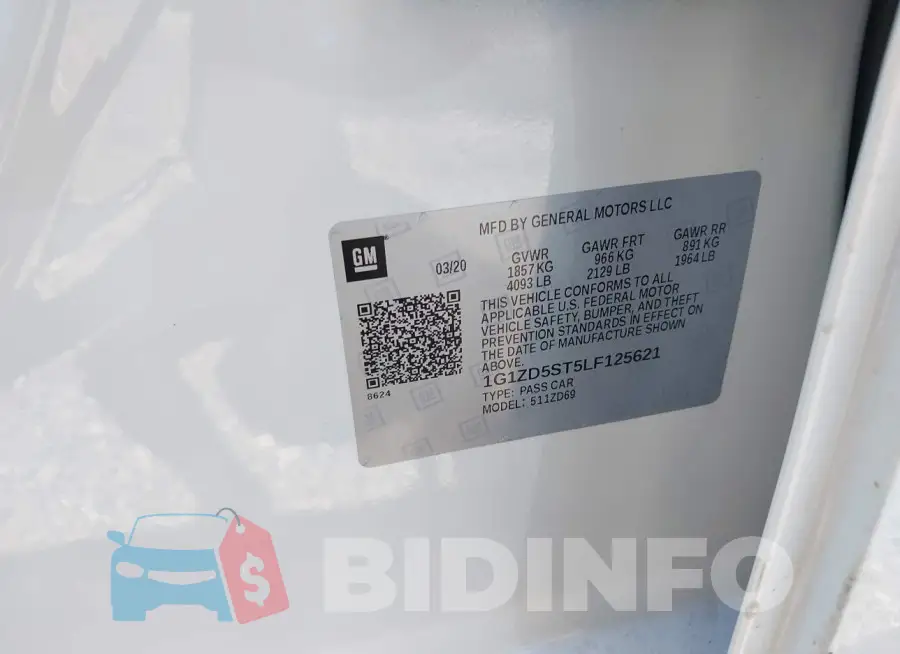 1G1ZD5ST5LF125621 Photo# 9
