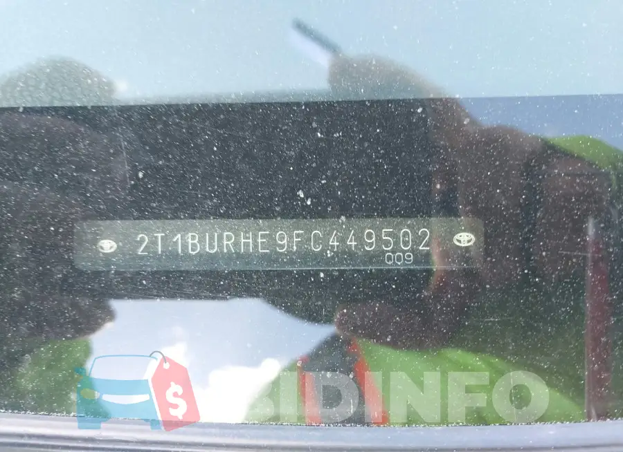 2T1BURHE9FC449502 Photo# 9