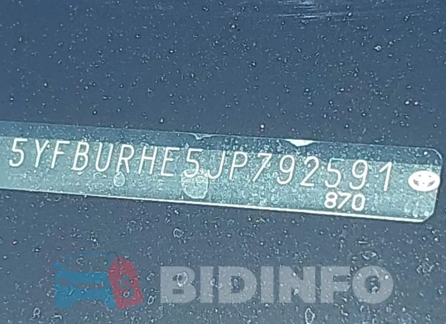 5YFBURHE5JP792591 Photo# 9