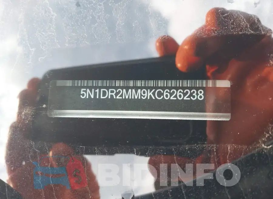 5N1DR2MM9KC626238 Photo# 9