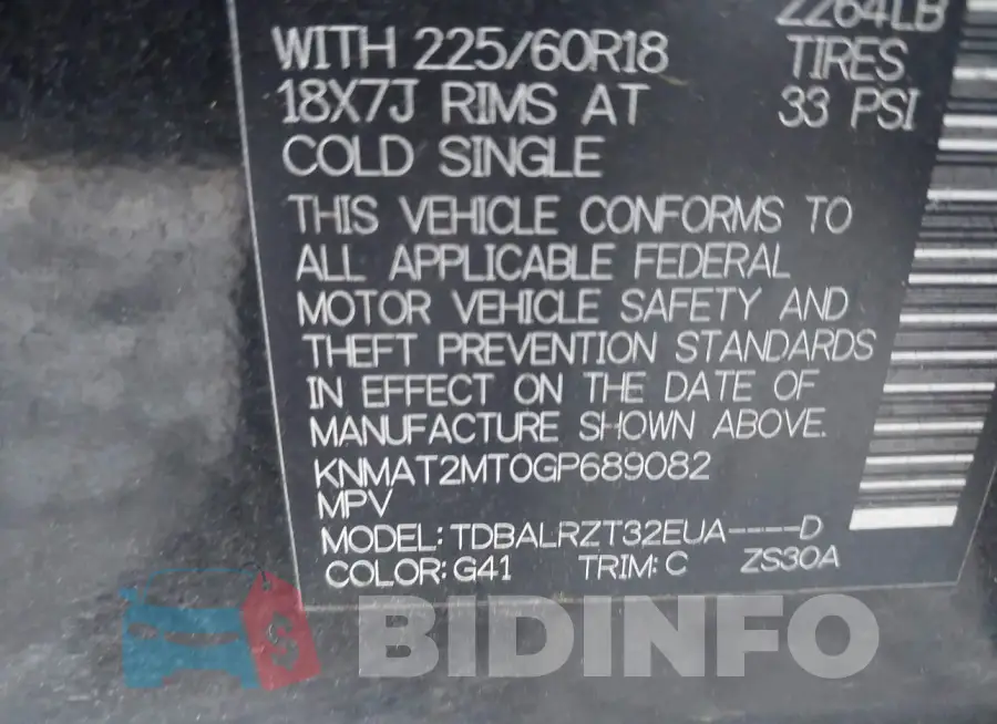 KNMAT2MT0GP689082 Photo# 9