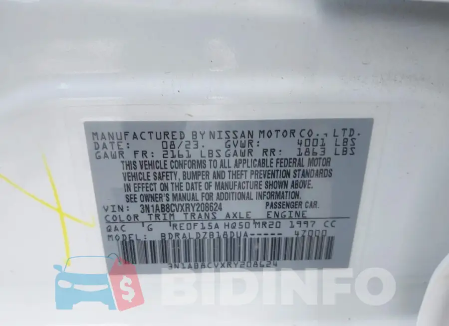 3N1AB8CVXRY208624 Photo# 9