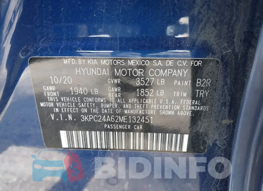 3KPC24A62ME132451 Photo# 9