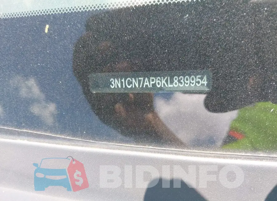 3N1CN7AP6KL839954 Photo# 12