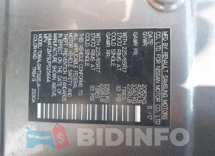 KNMAT2MT9JP525644 Photo# 9