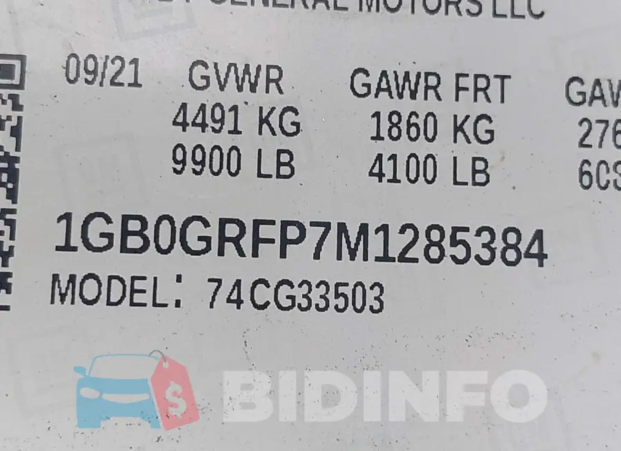 1GB0GRFP7M1285384 Photo# 9