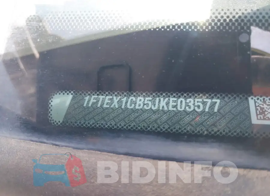 1FTEX1CB5JKE03577 Photo# 9