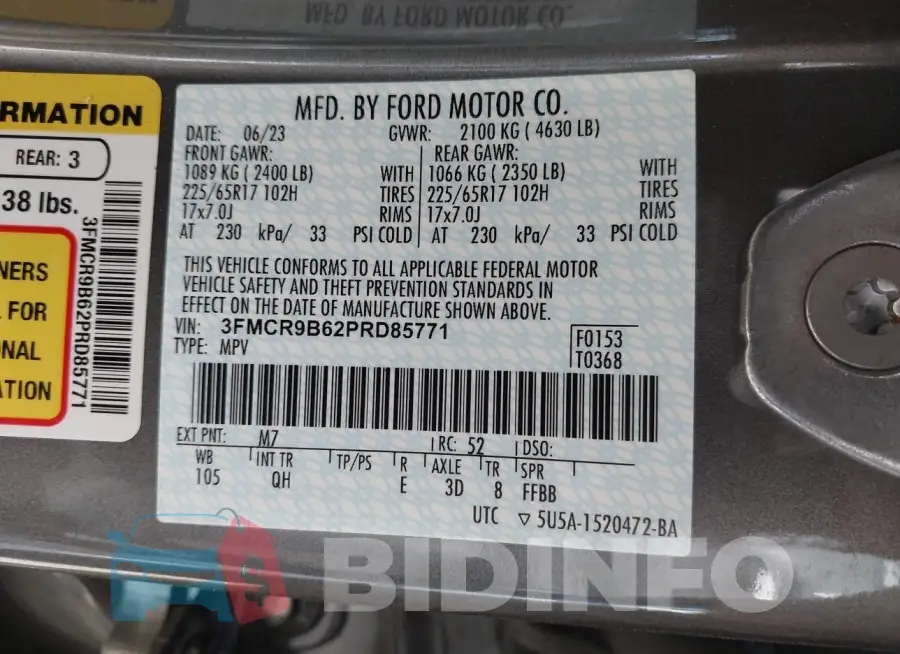 3FMCR9B62PRD85771 Photo# 9