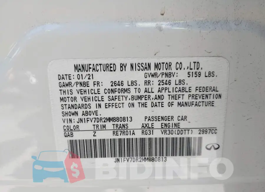 JN1FV7DR2MM880813 Photo# 9