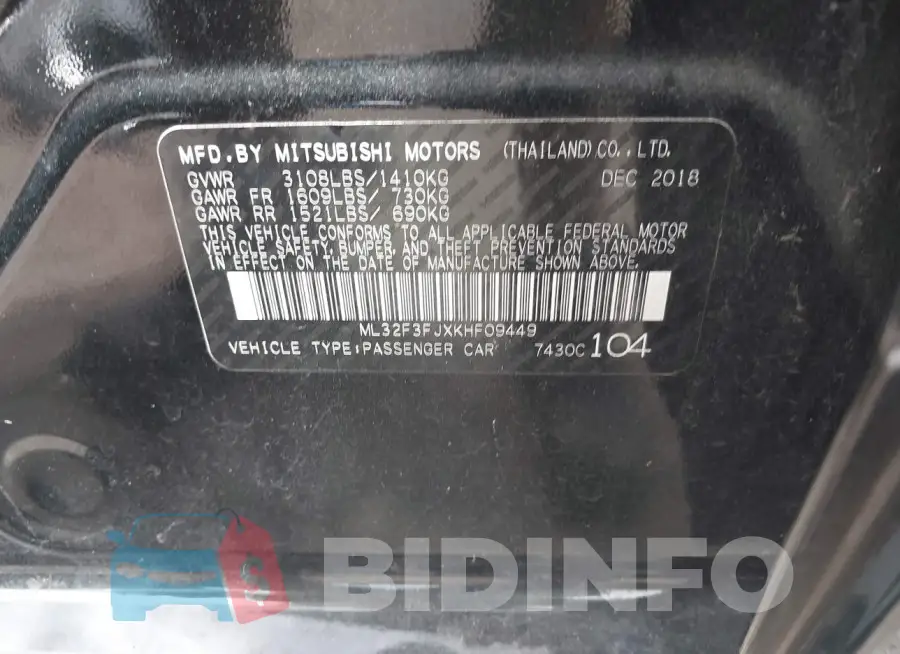 ML32F3FJXKHF09449 Photo# 9