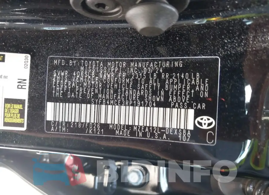 5YFB4MCE3RP191704 Photo# 9