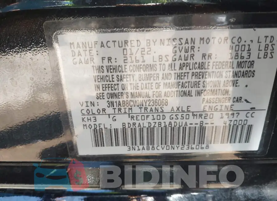 3N1AB8CV0NY236068 Photo# 9