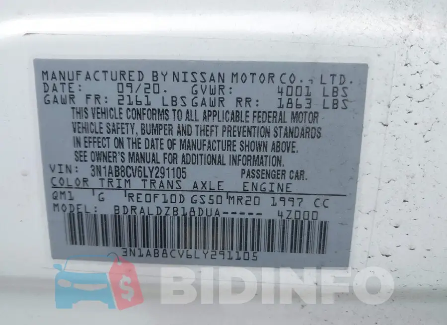 3N1AB8CV6LY291105 Photo# 9