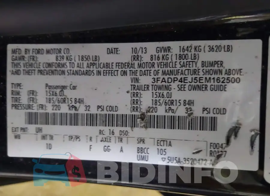 3FADP4EJ5EM162500 Photo# 9