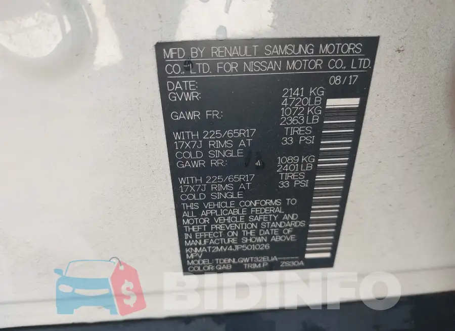 KNMAT2MV4JP501026 Photo# 9