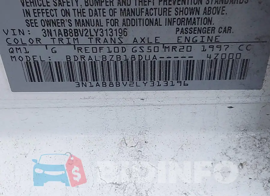 3N1AB8BV2LY313196 Photo# 9