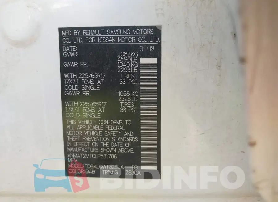 KNMAT2MT0LP531786 Photo# 9