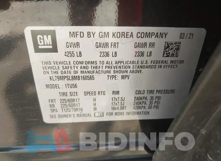 KL79MPSL8MB160565 Photo# 9