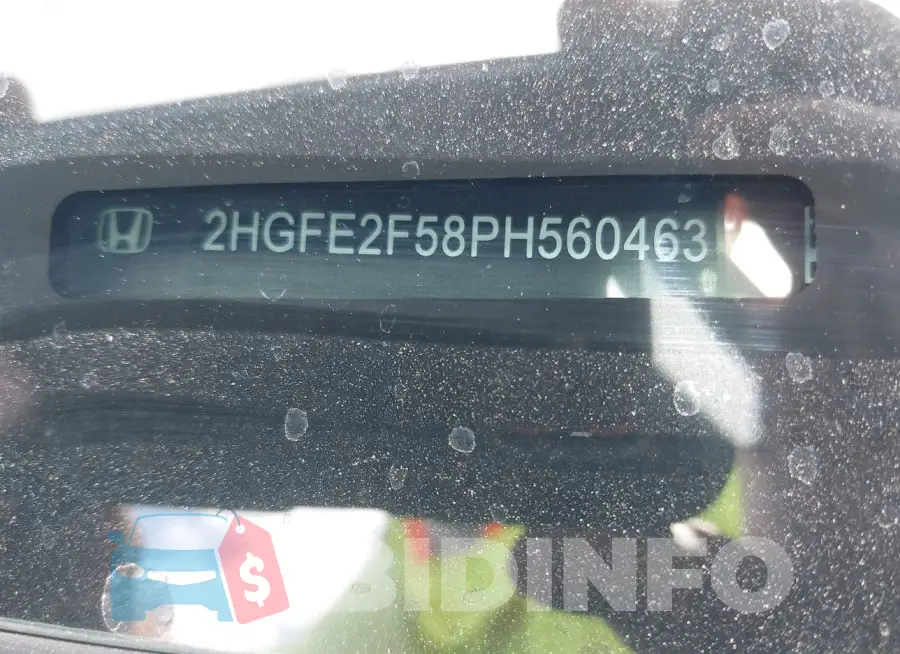 2HGFE2F58PH560463 Photo# 9