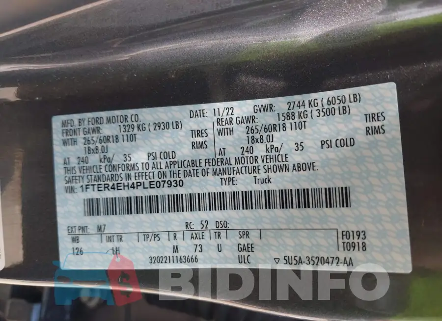 1FTER4EH4PLE07930 Photo# 9