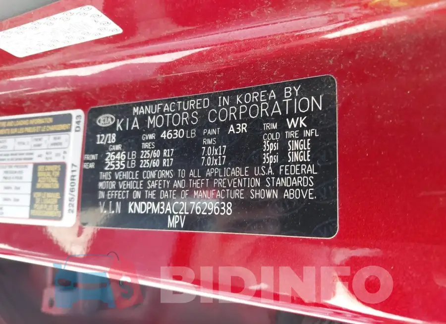 KNDPM3AC2L7629638 Photo# 9