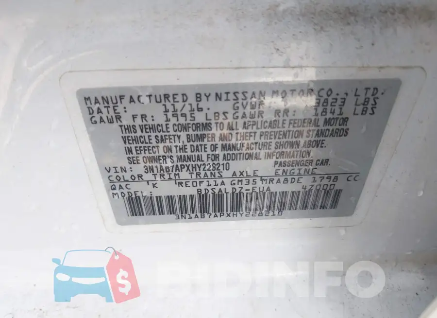 3N1AB7APXHY228210 Photo# 9