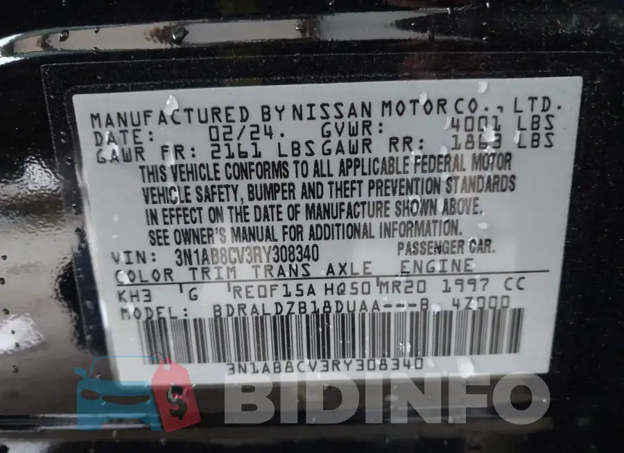 3N1AB8CV3RY308340 Photo# 9