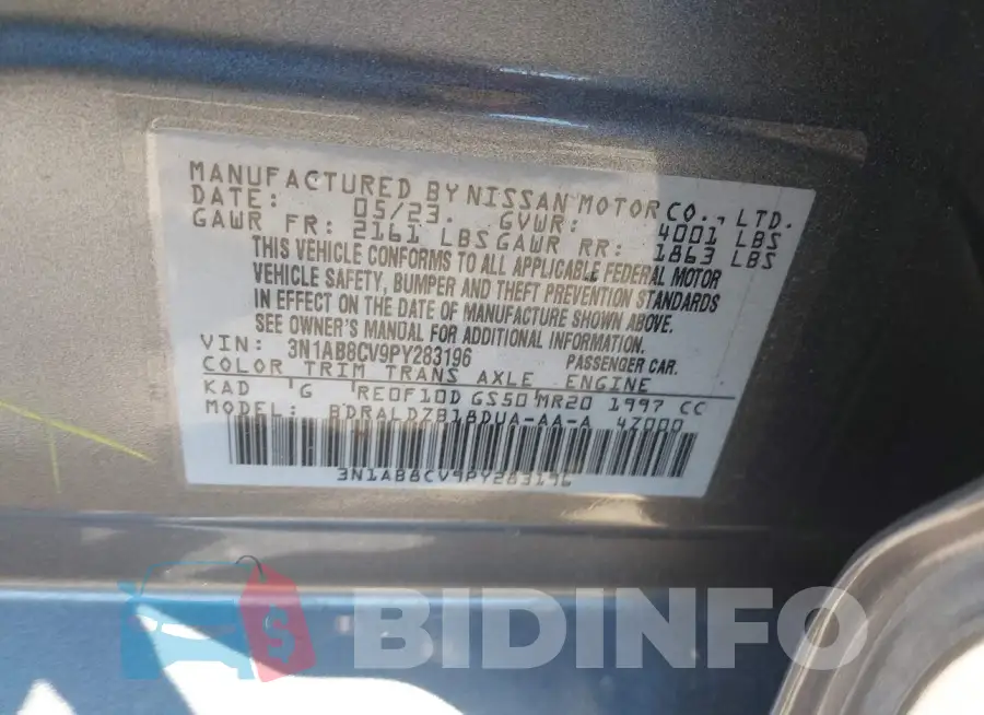 3N1AB8CV9PY283196 Photo# 11