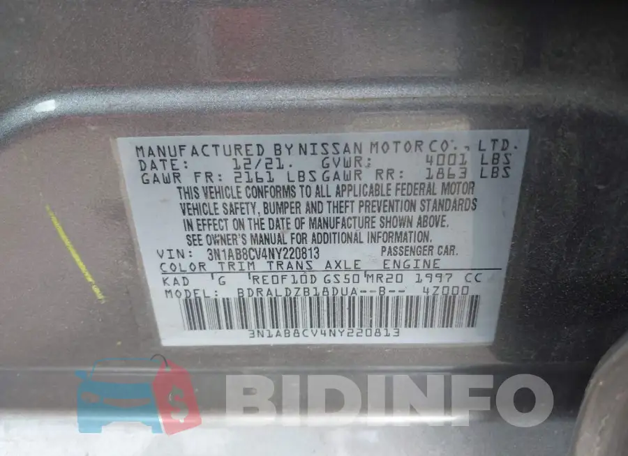 3N1AB8CV4NY220813 Photo# 9