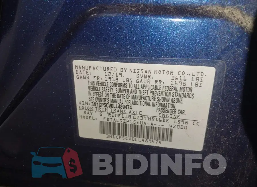 3N1CP5CV0LL489474 Photo# 9