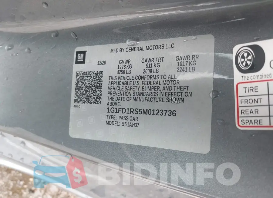 1G1FD1RS5M0123736 Photo# 9
