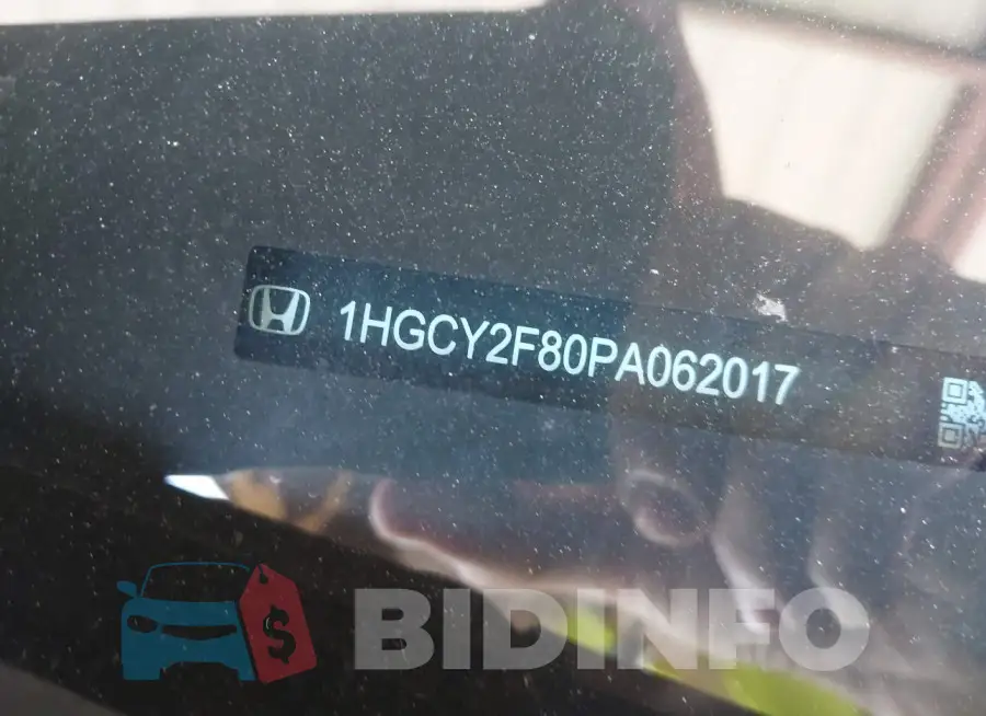 1HGCY2F80PA062017 Photo# 9