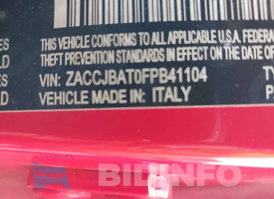 ZACCJBAT0FPB41104 Photo# 9