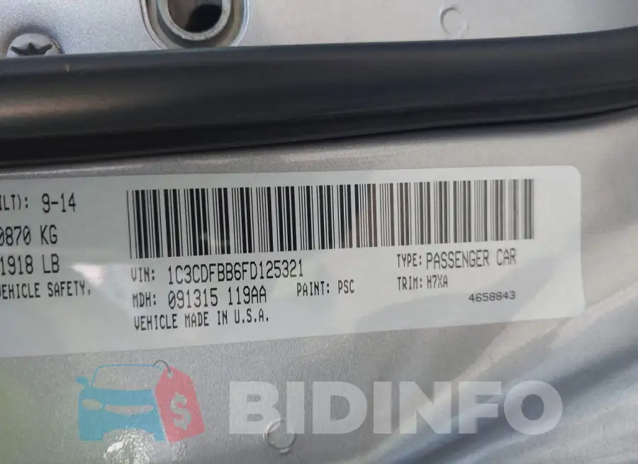 1C3CDFBB6FD125321 Photo# 9