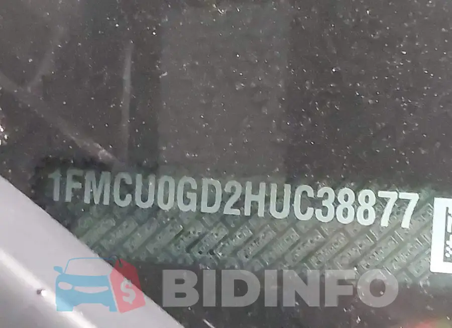1FMCU0GD2HUC38877 Photo# 9