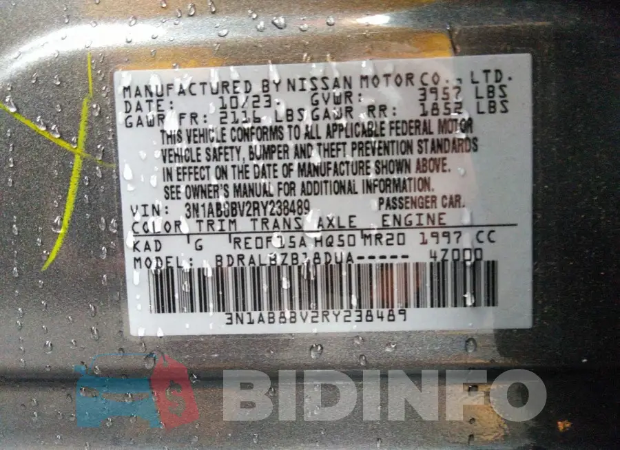 3N1AB8BV2RY238489 Photo# 9