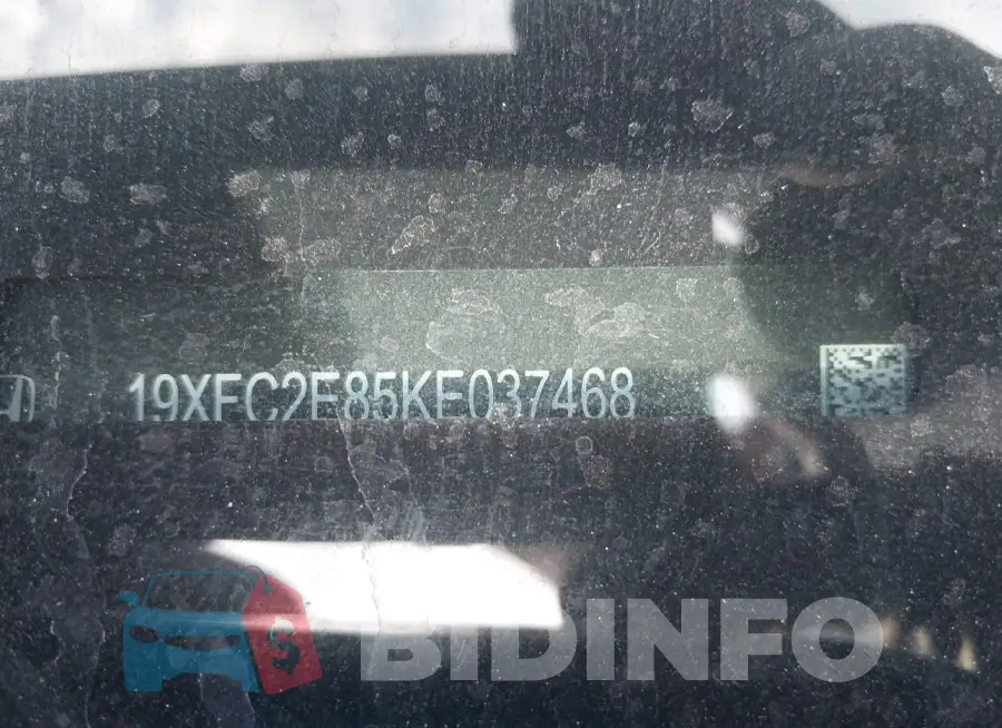 19XFC2E85KE037468 Photo# 9