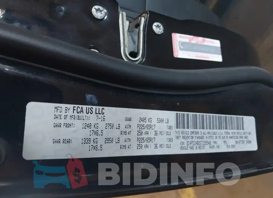 3C4PDCAB2GT239549 Photo# 9