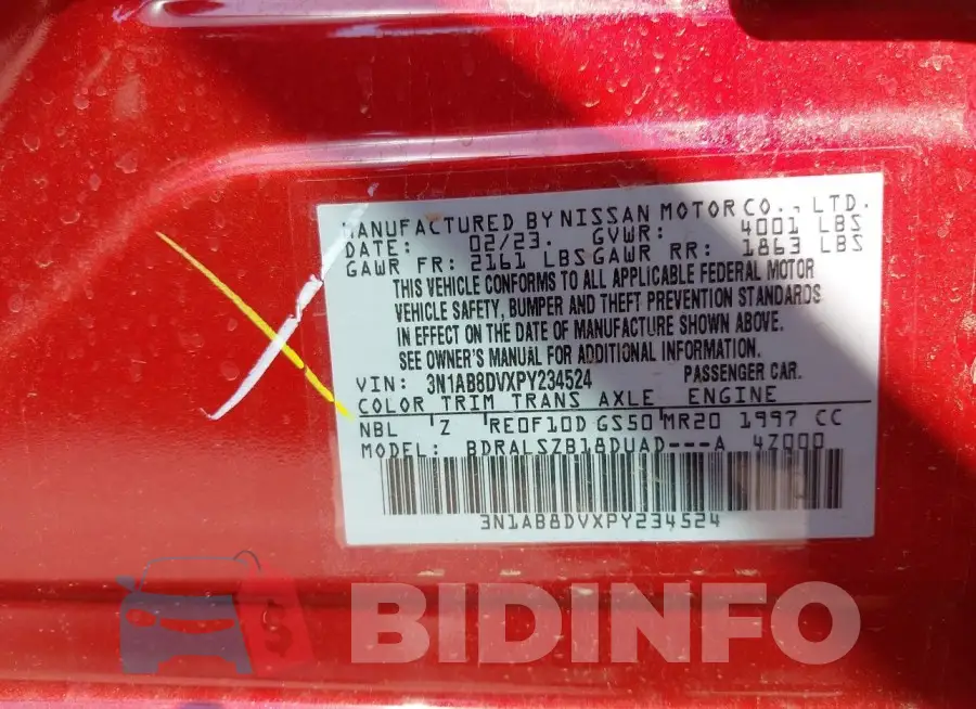 3N1AB8DVXPY234524 Photo# 9