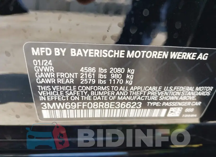3MW69FF08R8E36623 Photo# 9
