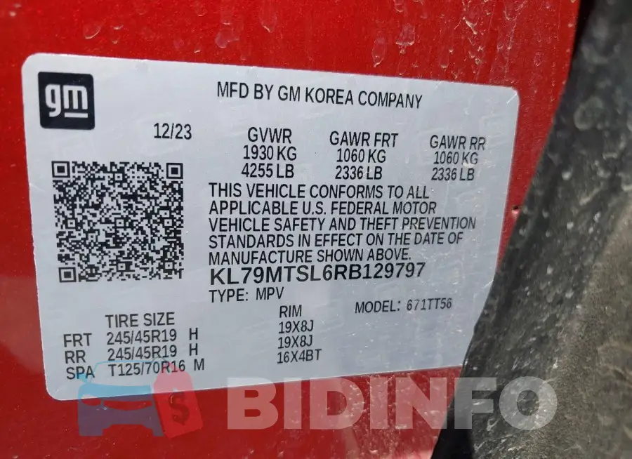KL79MTSL6RB129797 Photo# 9