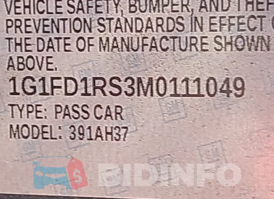 1G1FD1RS3M0111049 Photo# 9