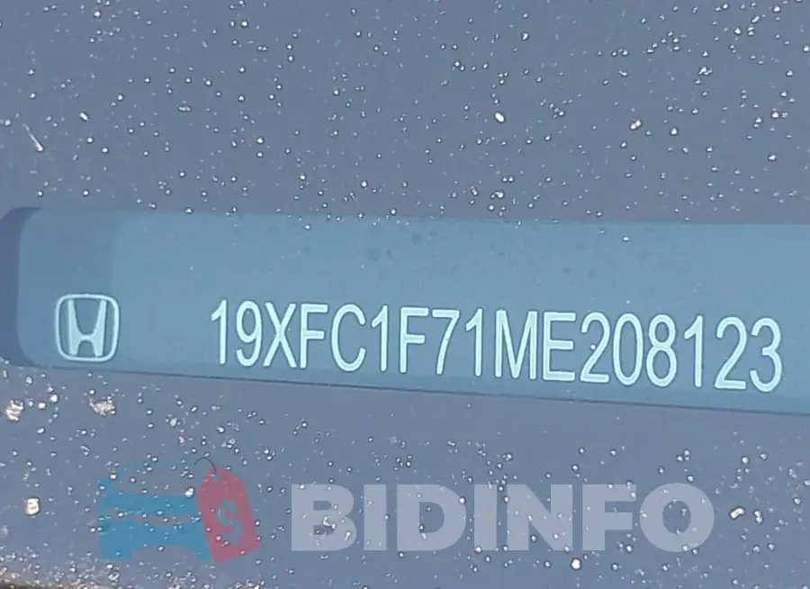 19XFC1F71ME208123 Photo# 9