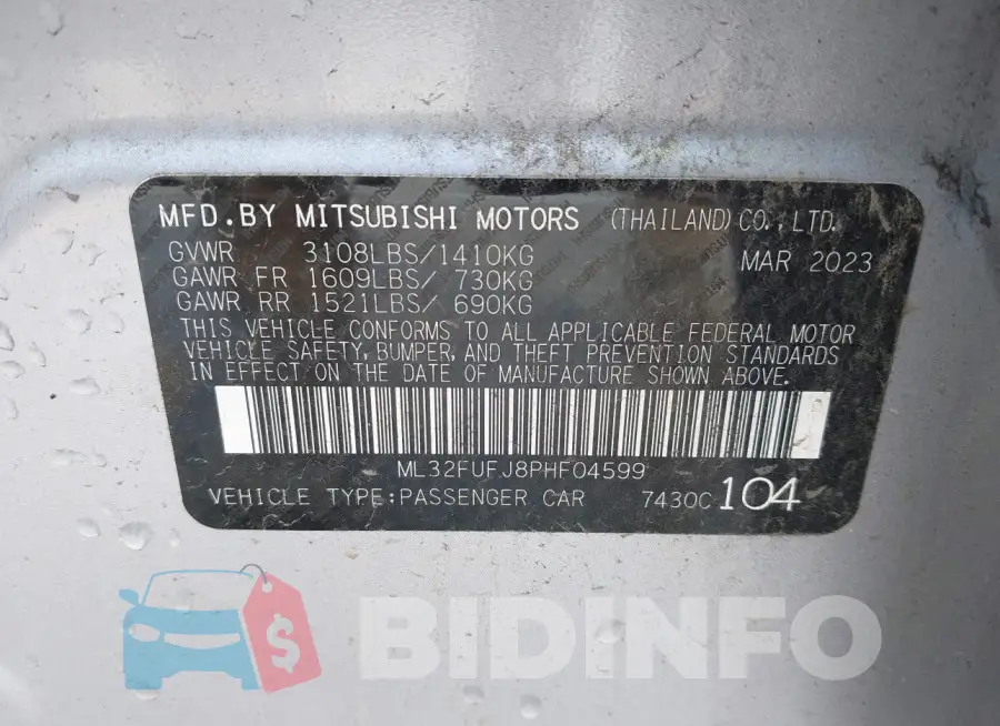 ML32FUFJ8PHF04599 Photo# 9