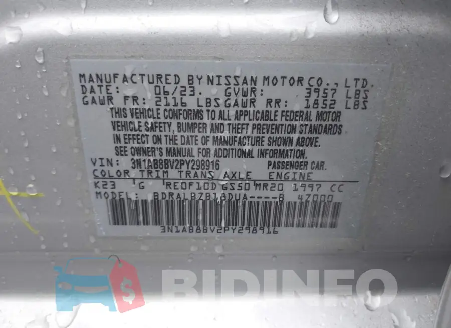3N1AB8BV2PY298916 Photo# 9