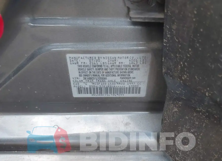 3N1AB8CV1LY269044 Photo# 9